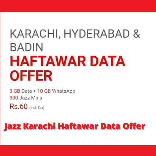 Jazz Karachi Haftawar Data Offer