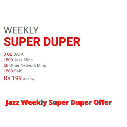 Jazz Weekly Super Duper Offer